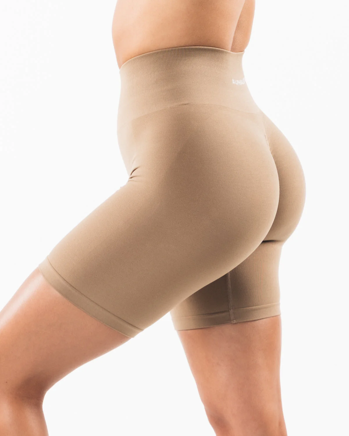 Amplify Ultra-High Rise Biker Short - Chai - Image 4