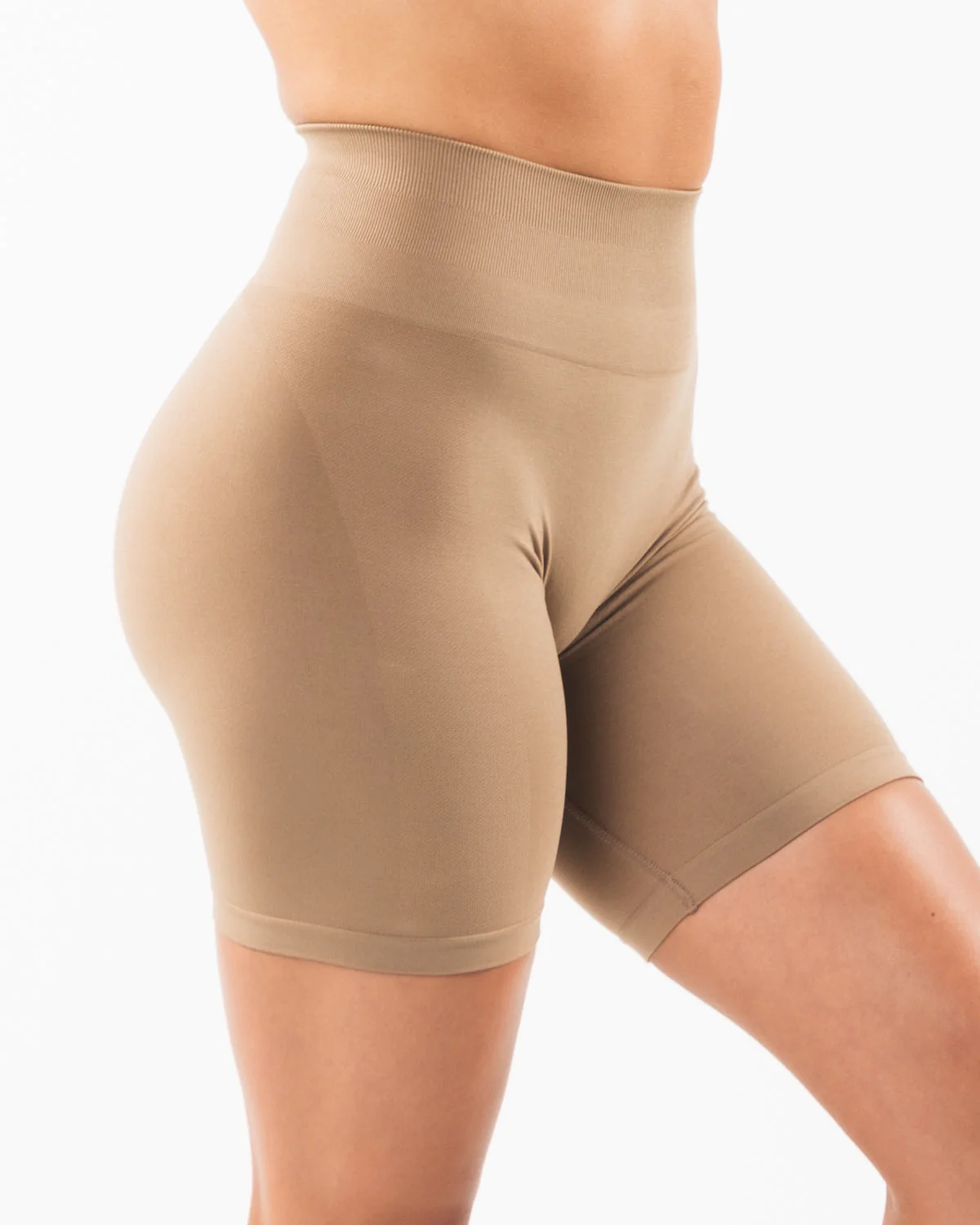 Amplify Ultra-High Rise Biker Short - Chai - Image 5