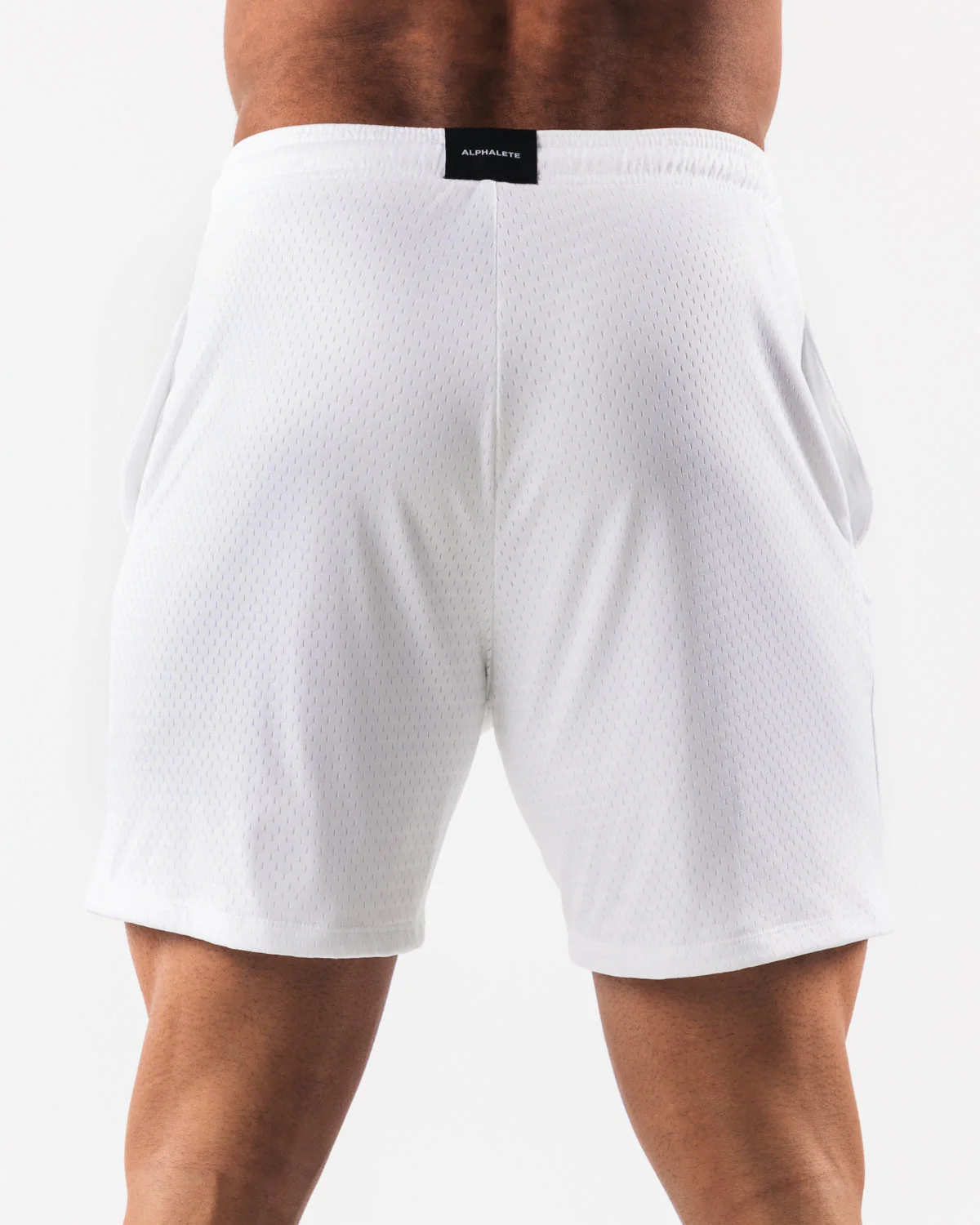 AA Mesh Short 6” - White - Image 4