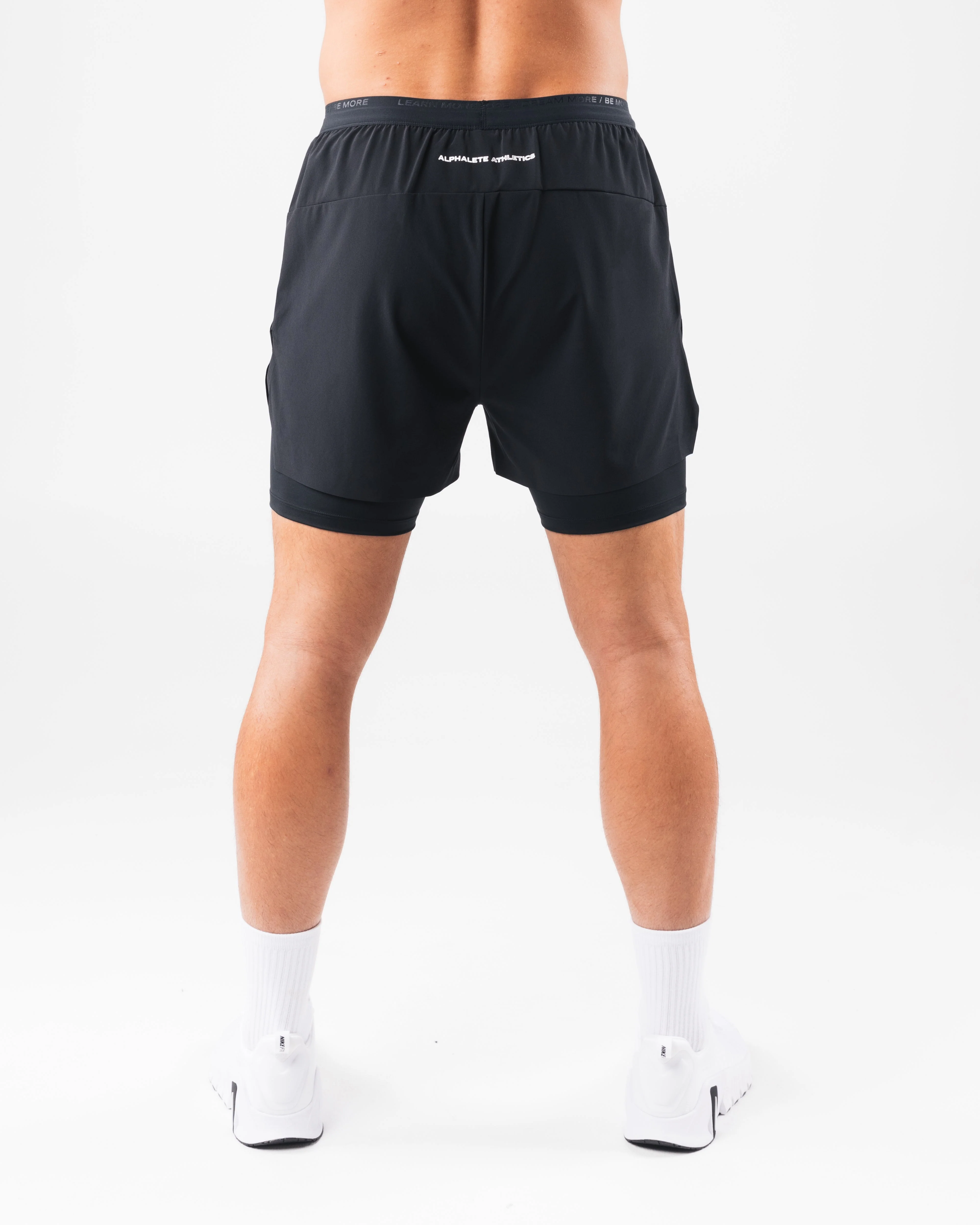 Elite Swift Short 5" - Black - Image 6