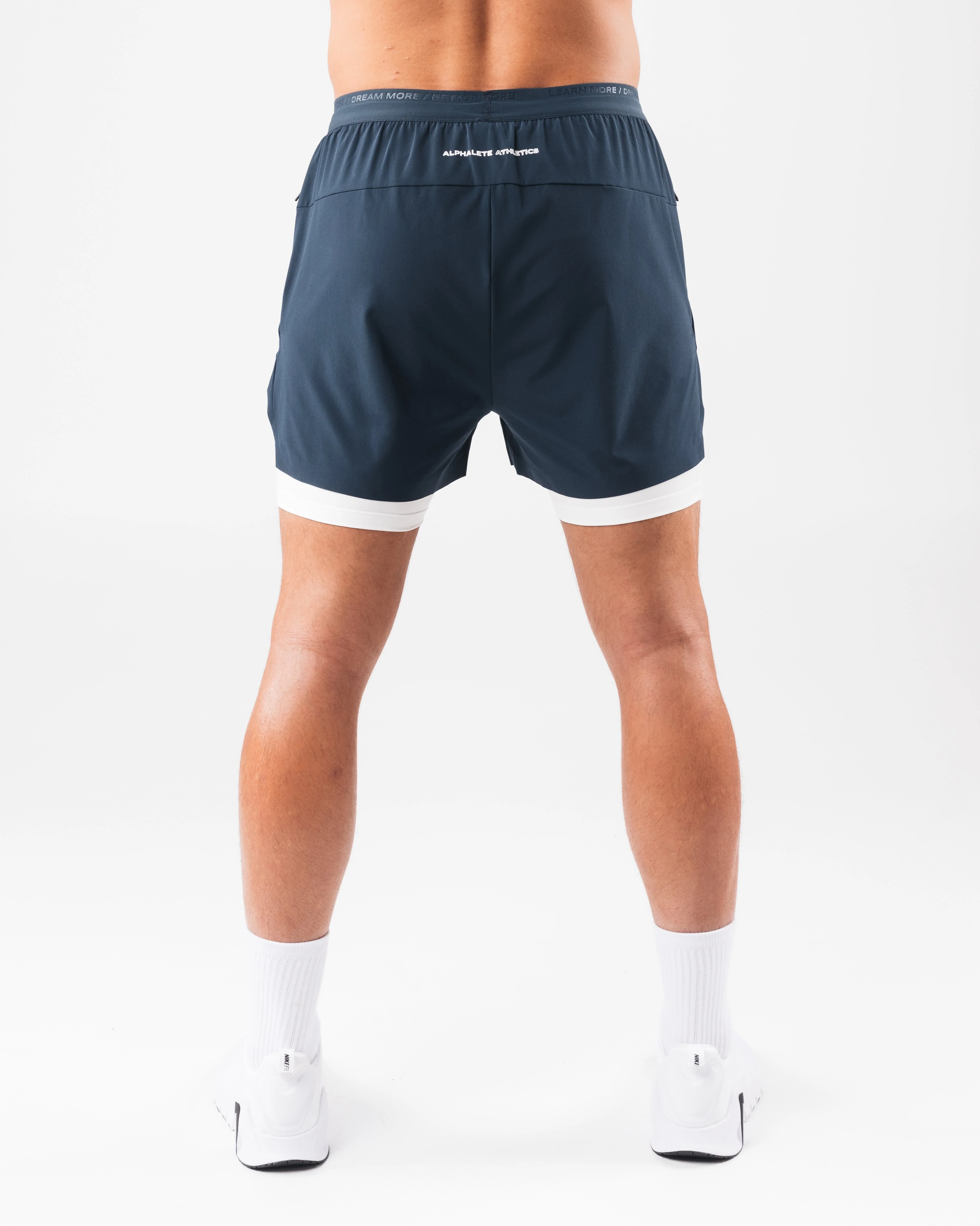 Elite Swift Short 5" - Deep Navy - Image 4