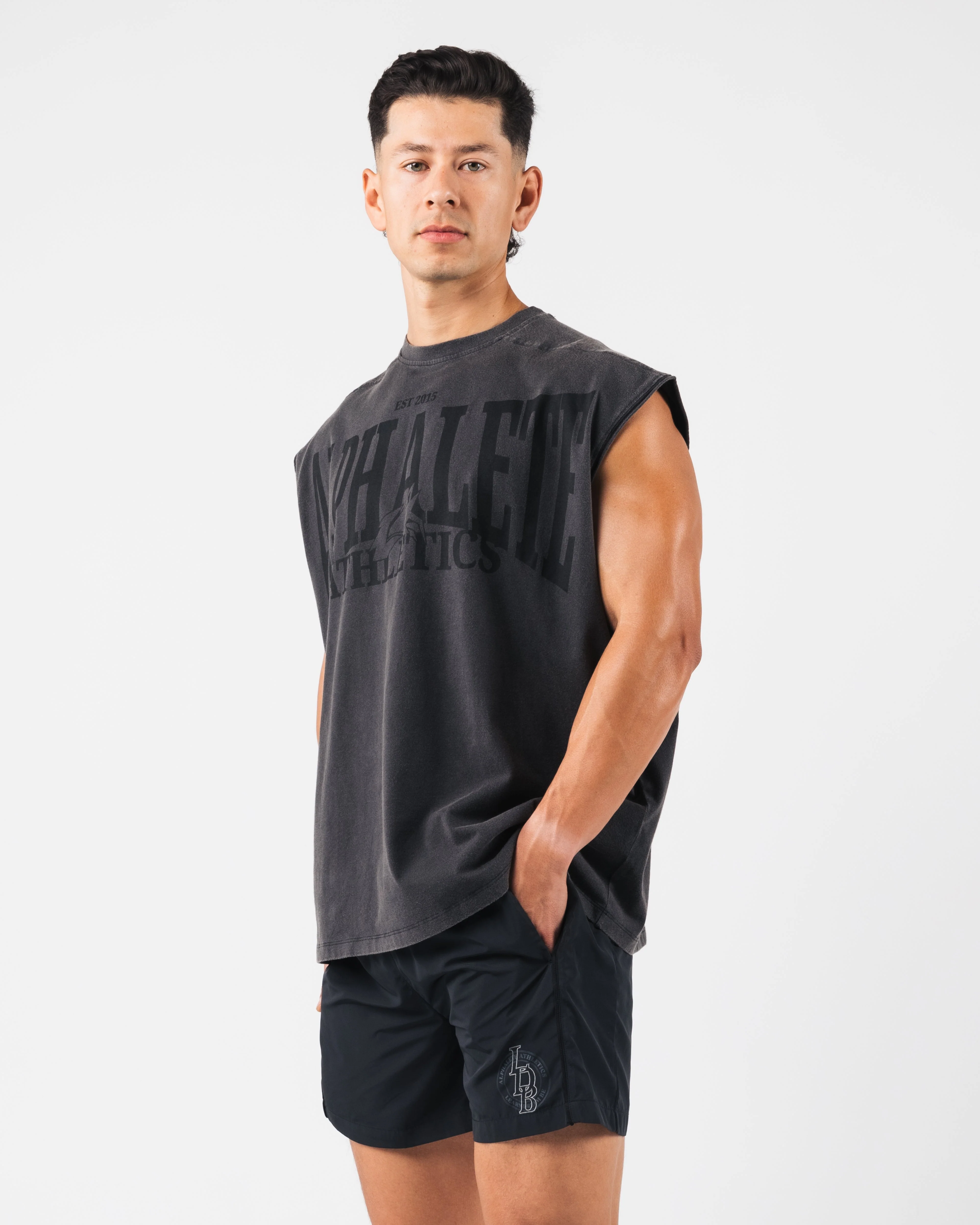 Vintage Muscle Tank - Black - Image 3