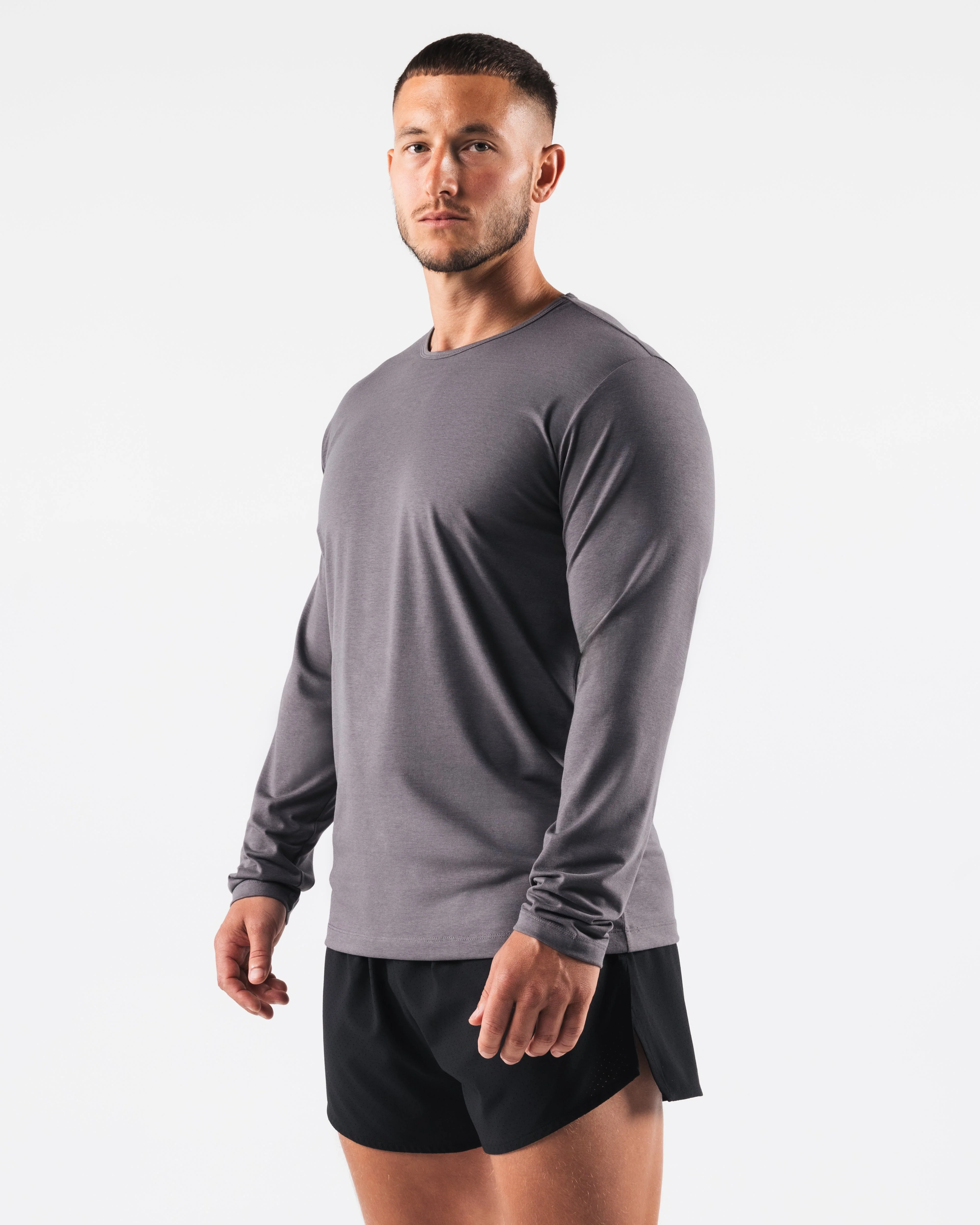 Zero Classic LS Tee 2pk - Grey - Image 3