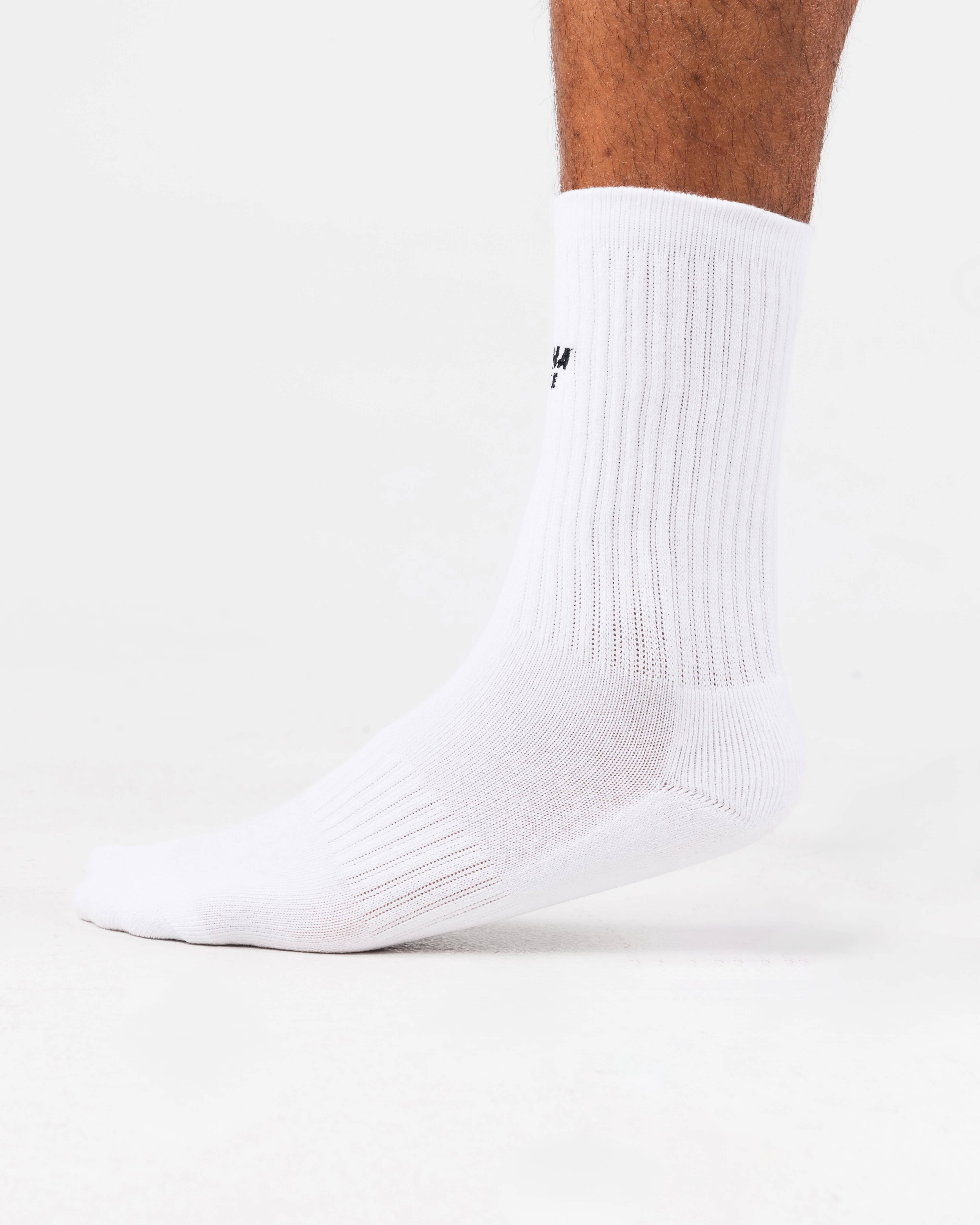 Force Elite Sock 3pk - White - Image 3