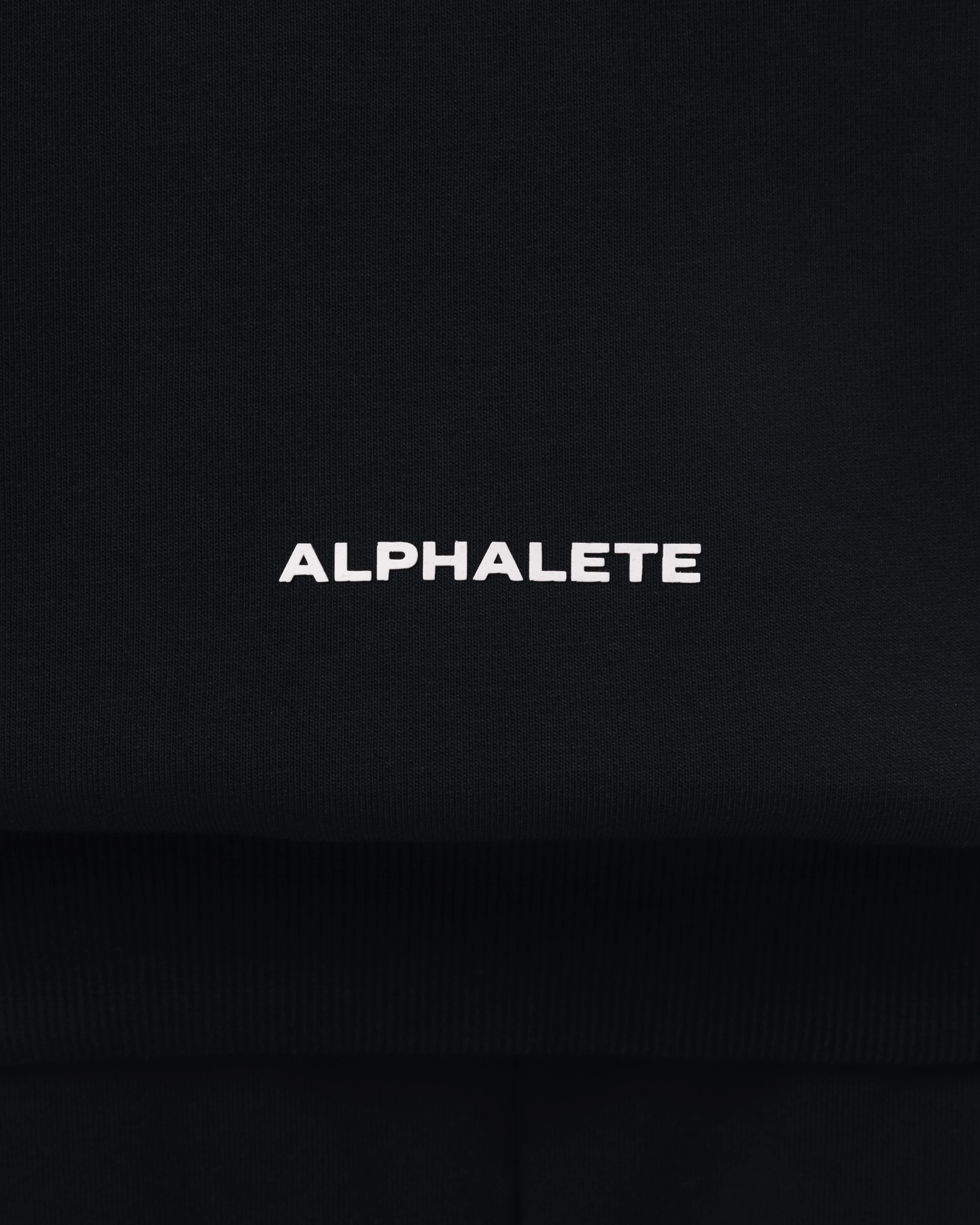 Three Pillar Heavyweight Hoodie - Black - Image 7