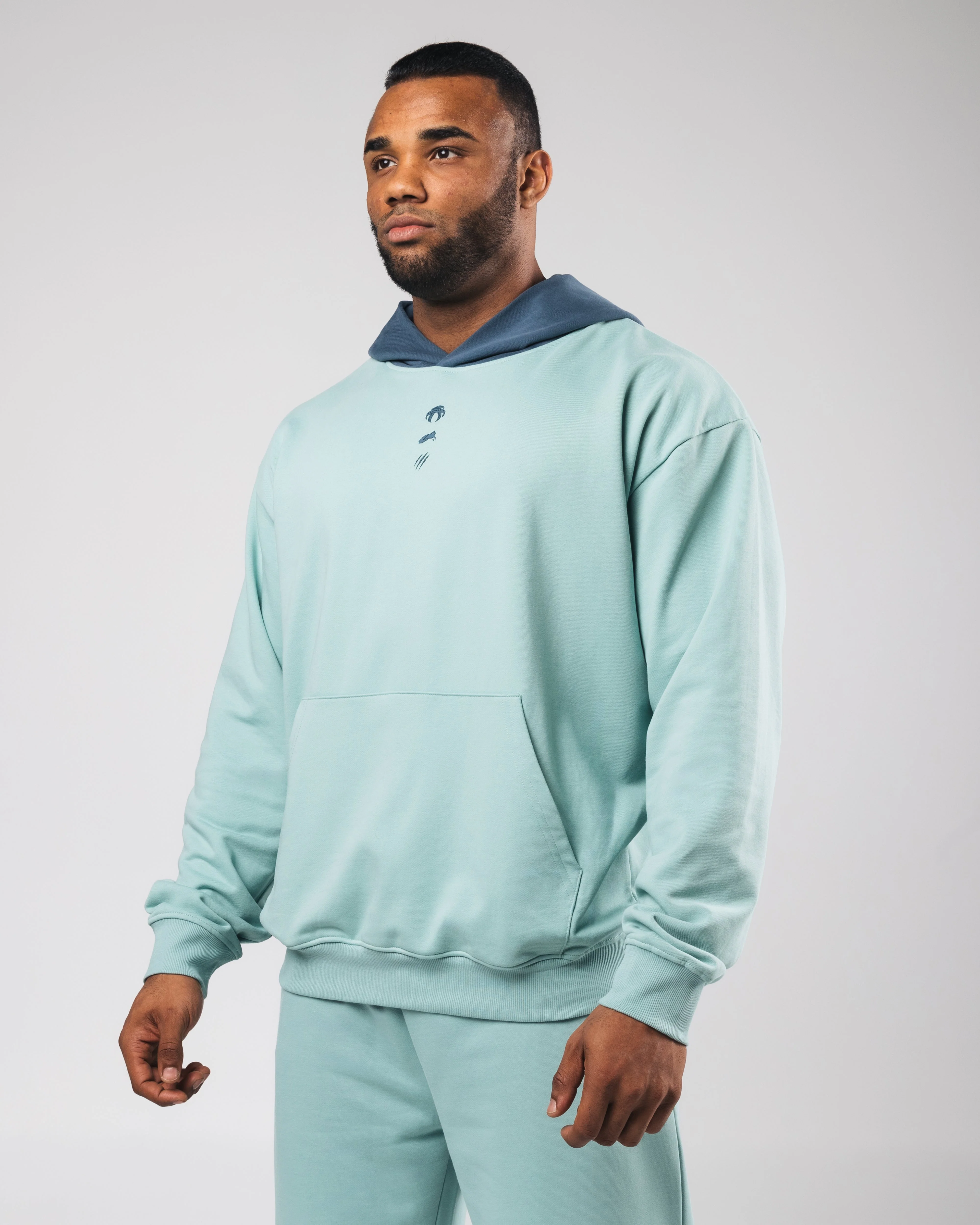 Three Pillar Heavyweight Hoodie - Moonlit - Image 3