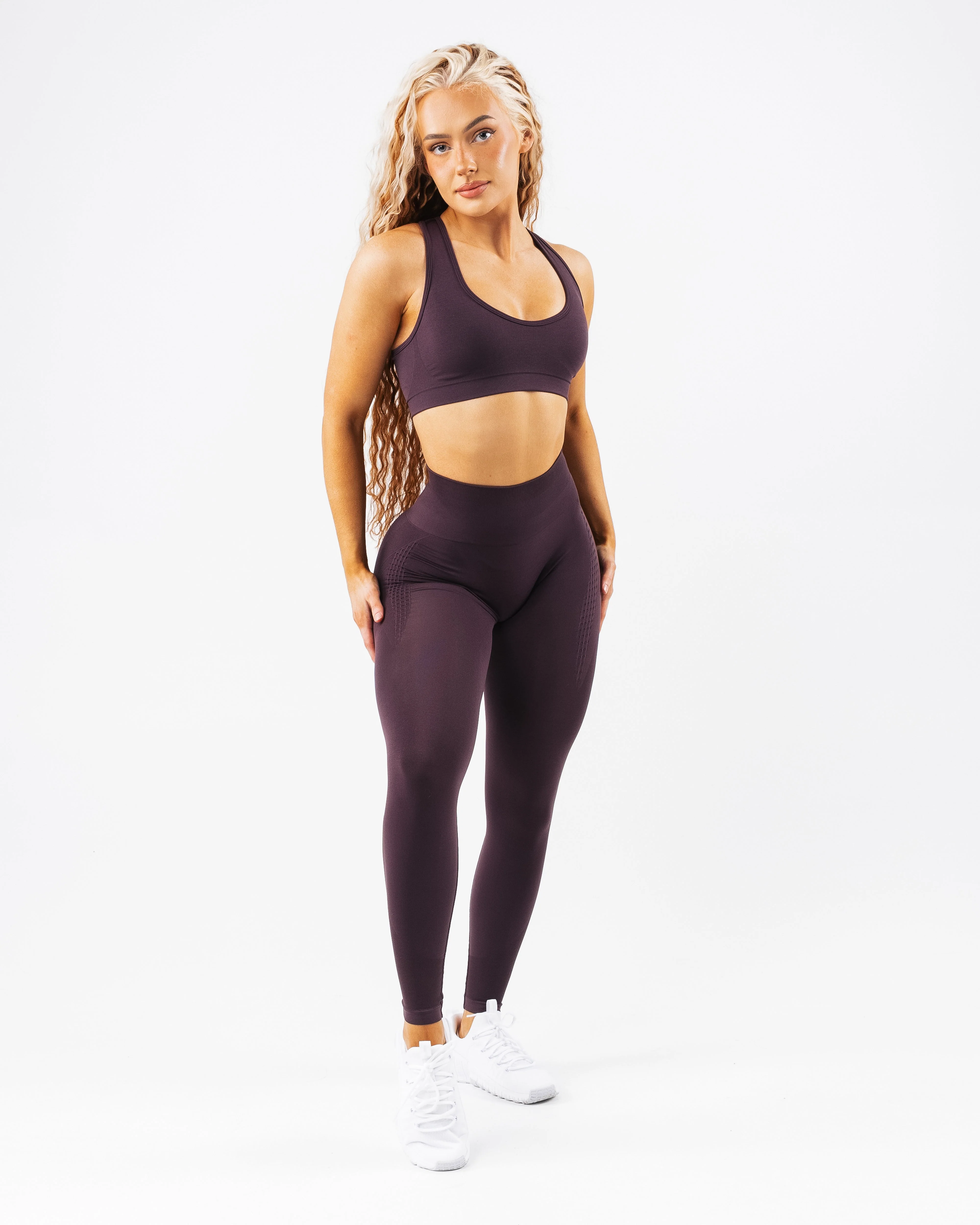 Contour Ultra-High Rise Legging - Black Garnet - Image 2