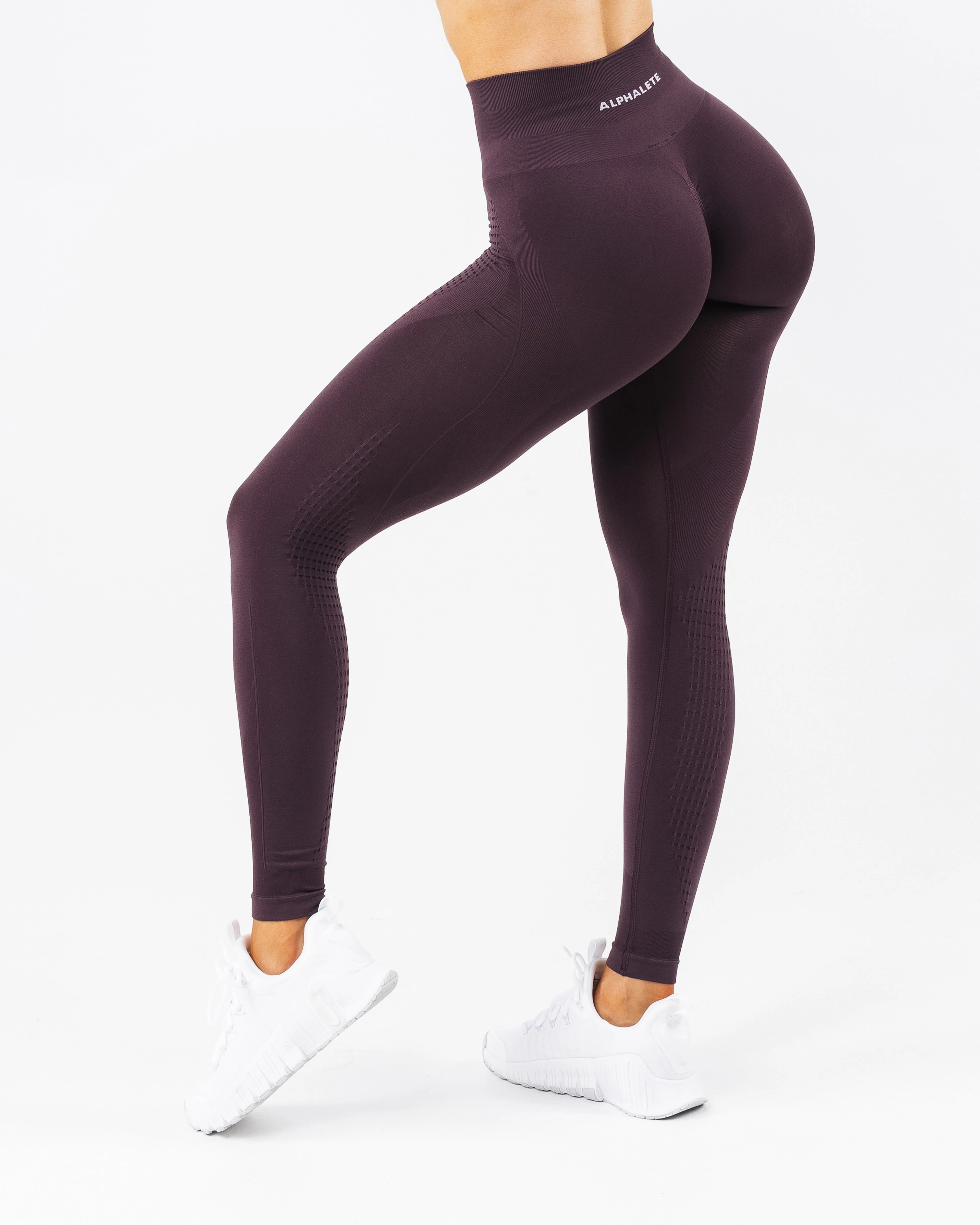 Contour Ultra-High Rise Legging - Black Garnet - Image 4