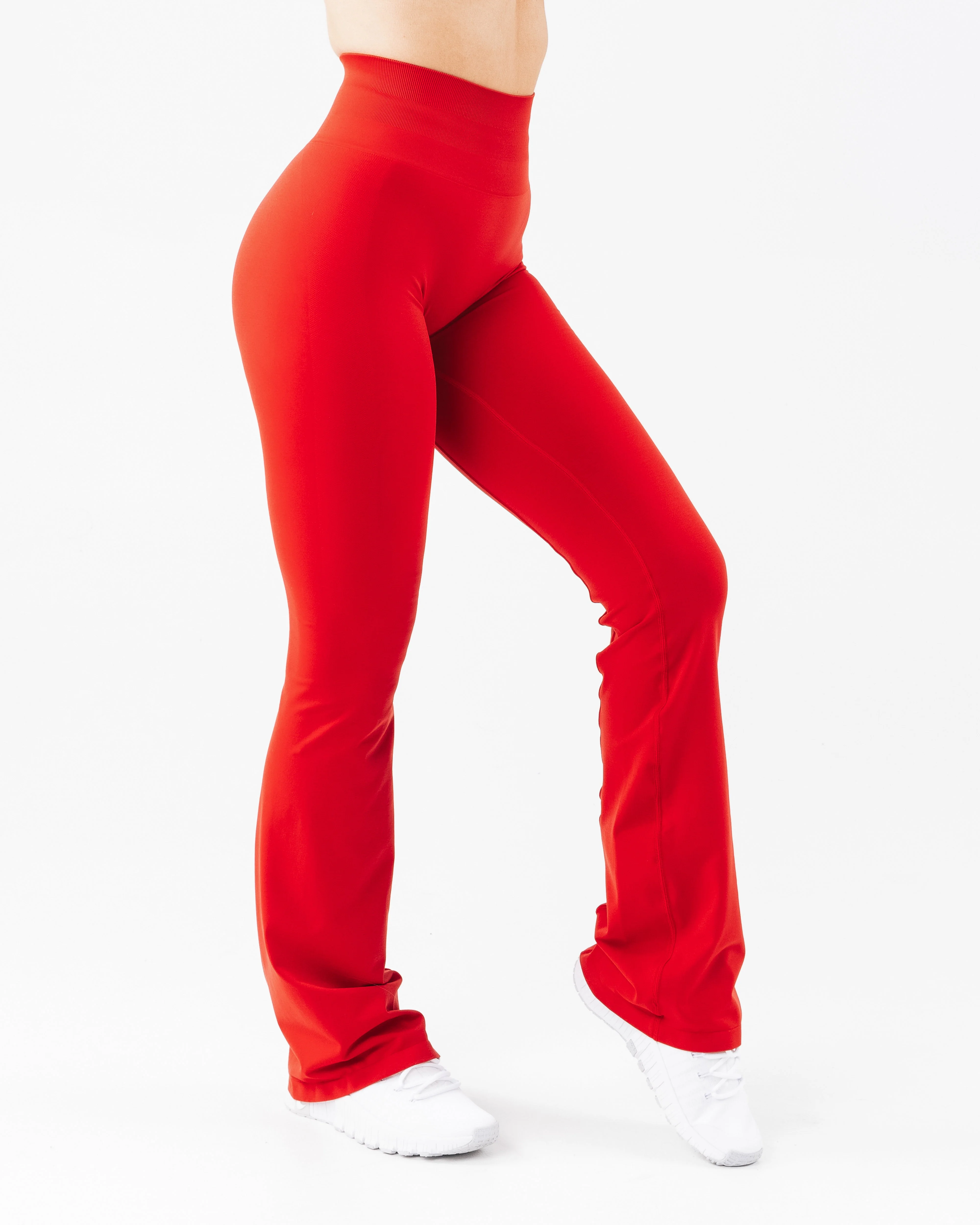 Amplify Ultra-High Rise Flared Pant - Formula Red - Image 5