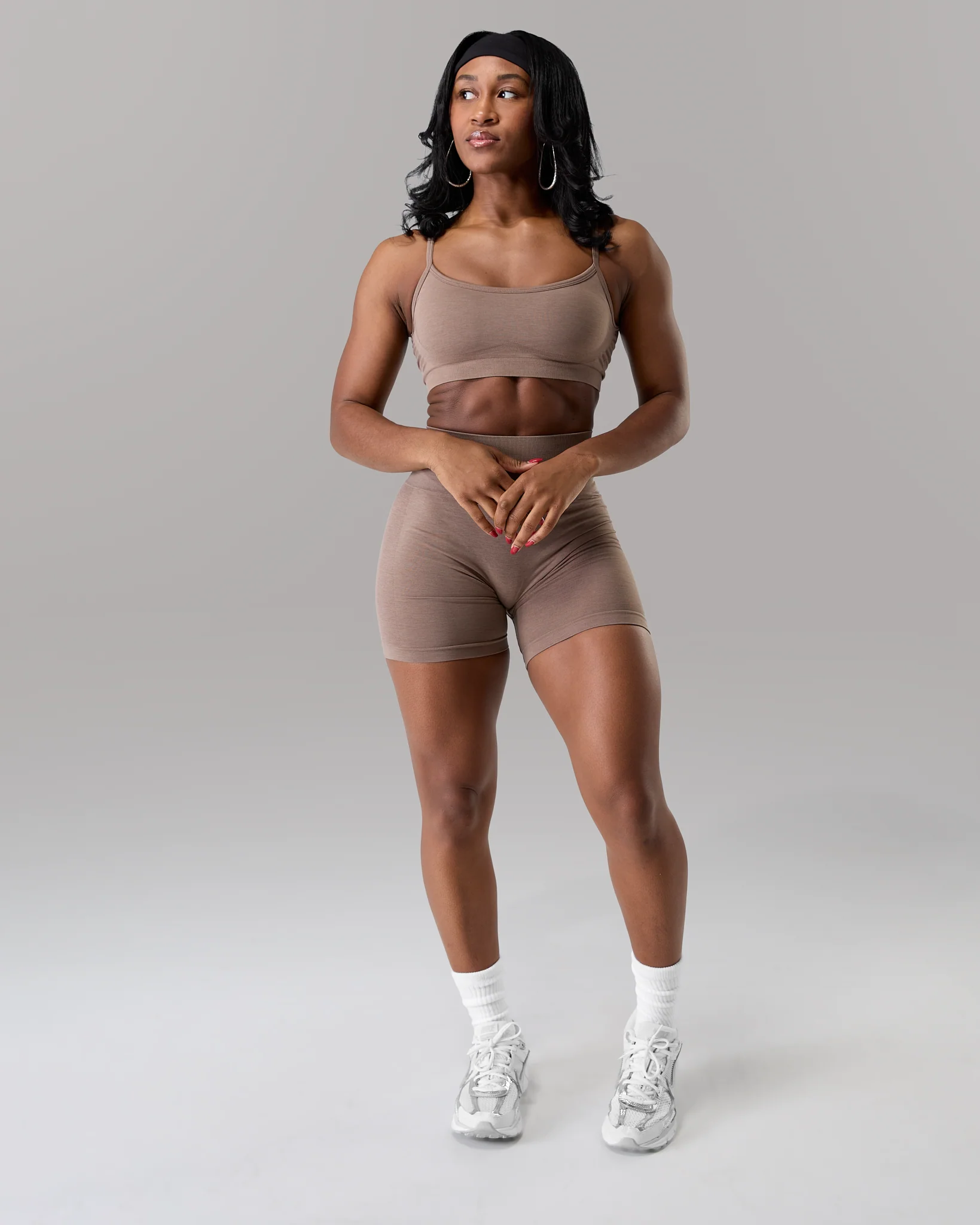 Amplify Ultra-High Rise Short - Mocha - Image 4