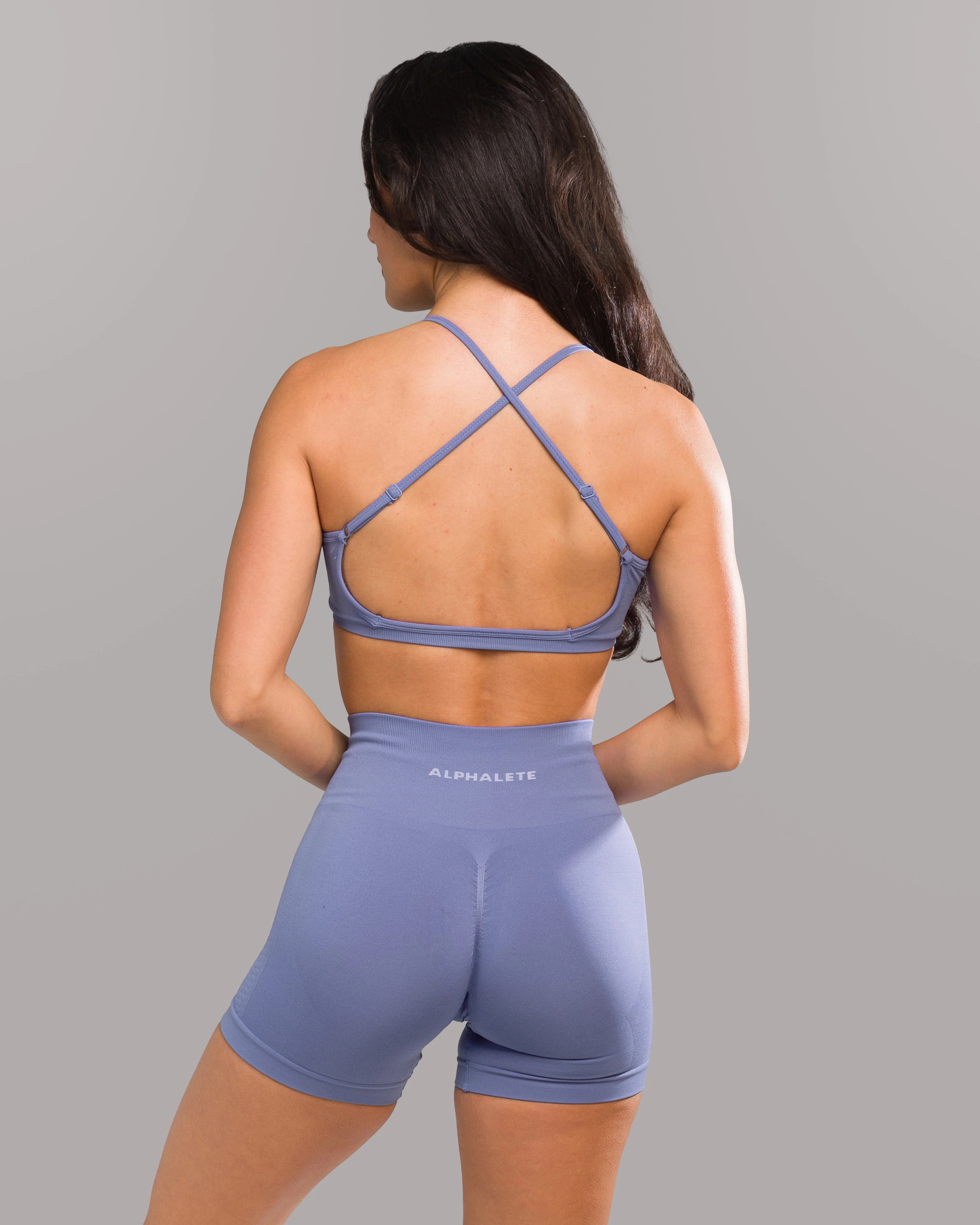 Amplify Open Back Bra - Bluebonnet - Image 3