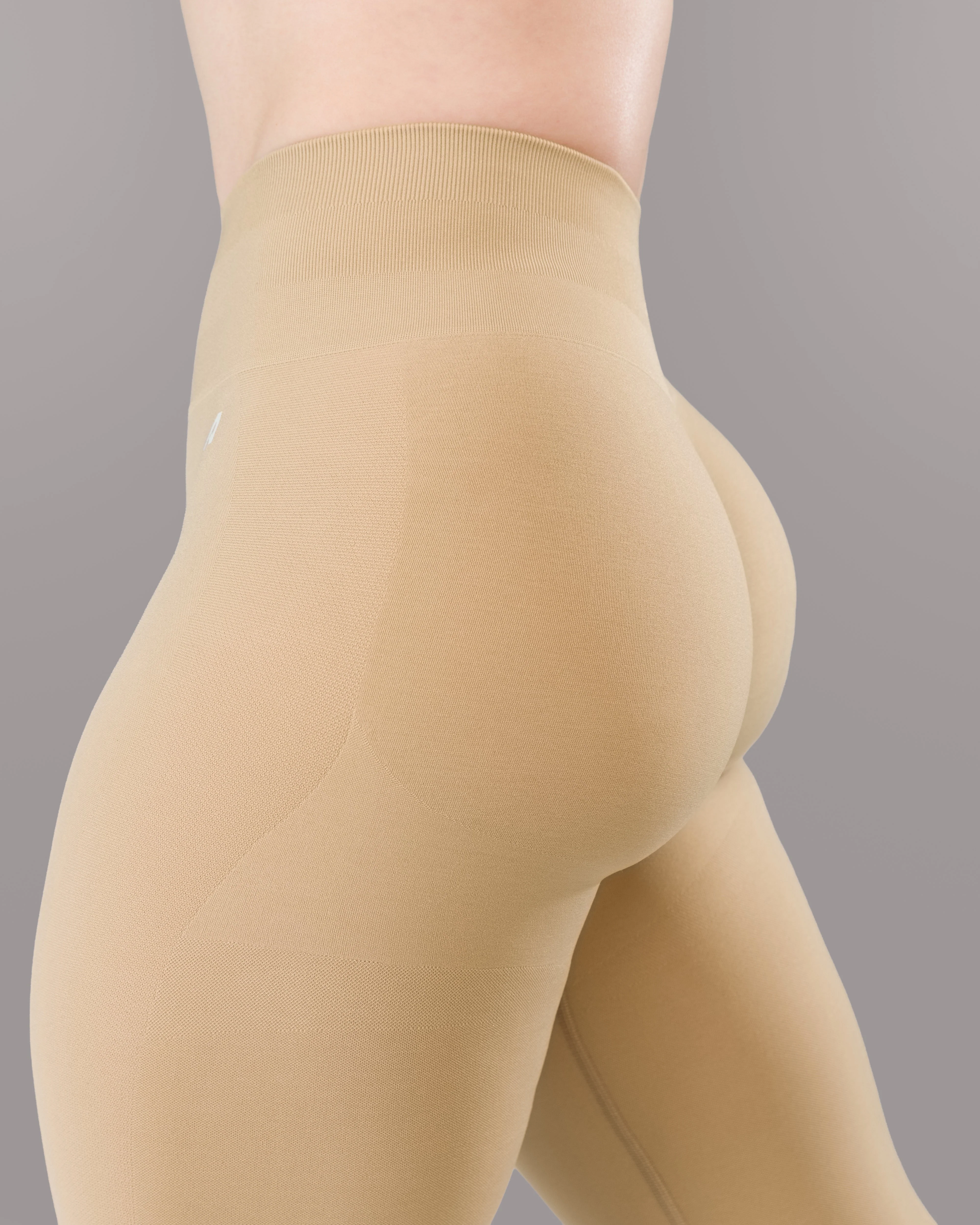 Pump Mid Rise Legging - Sahara w/ Logo - Image 9