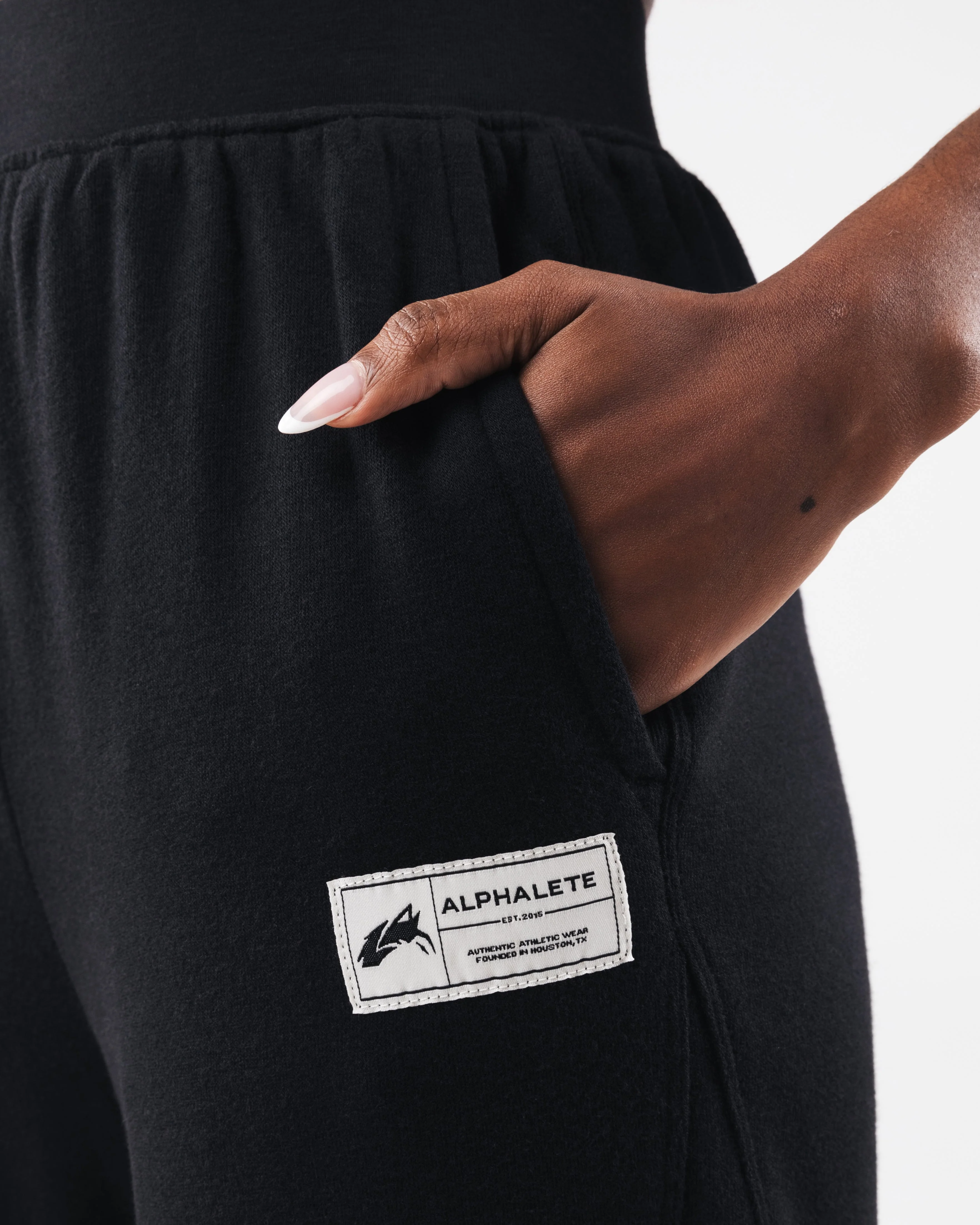 Fleece Sweatpant - Black - Image 5