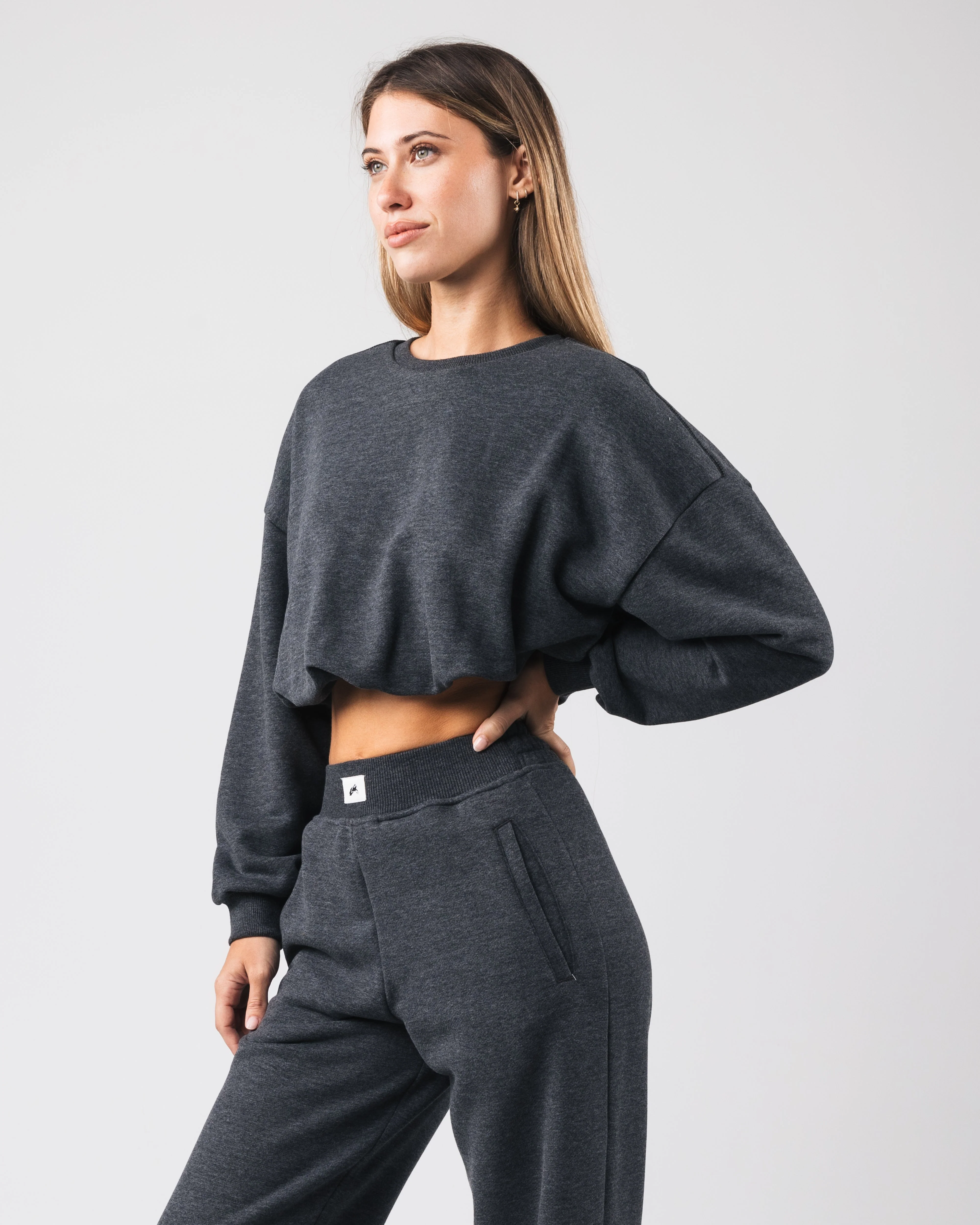 Bubble Crew - Heather Black - Image 6