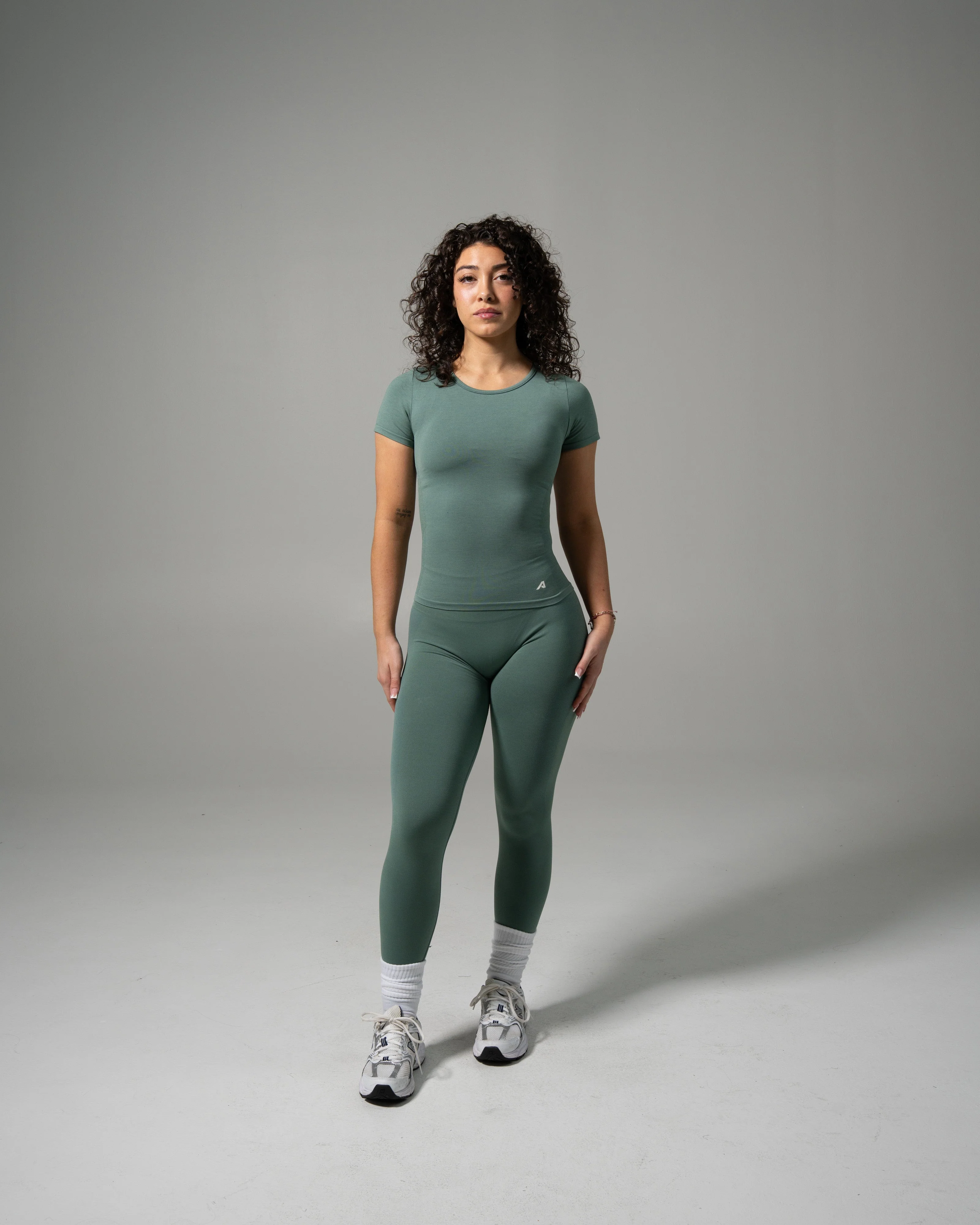 Glass Tee - Juniper Green - Image 4