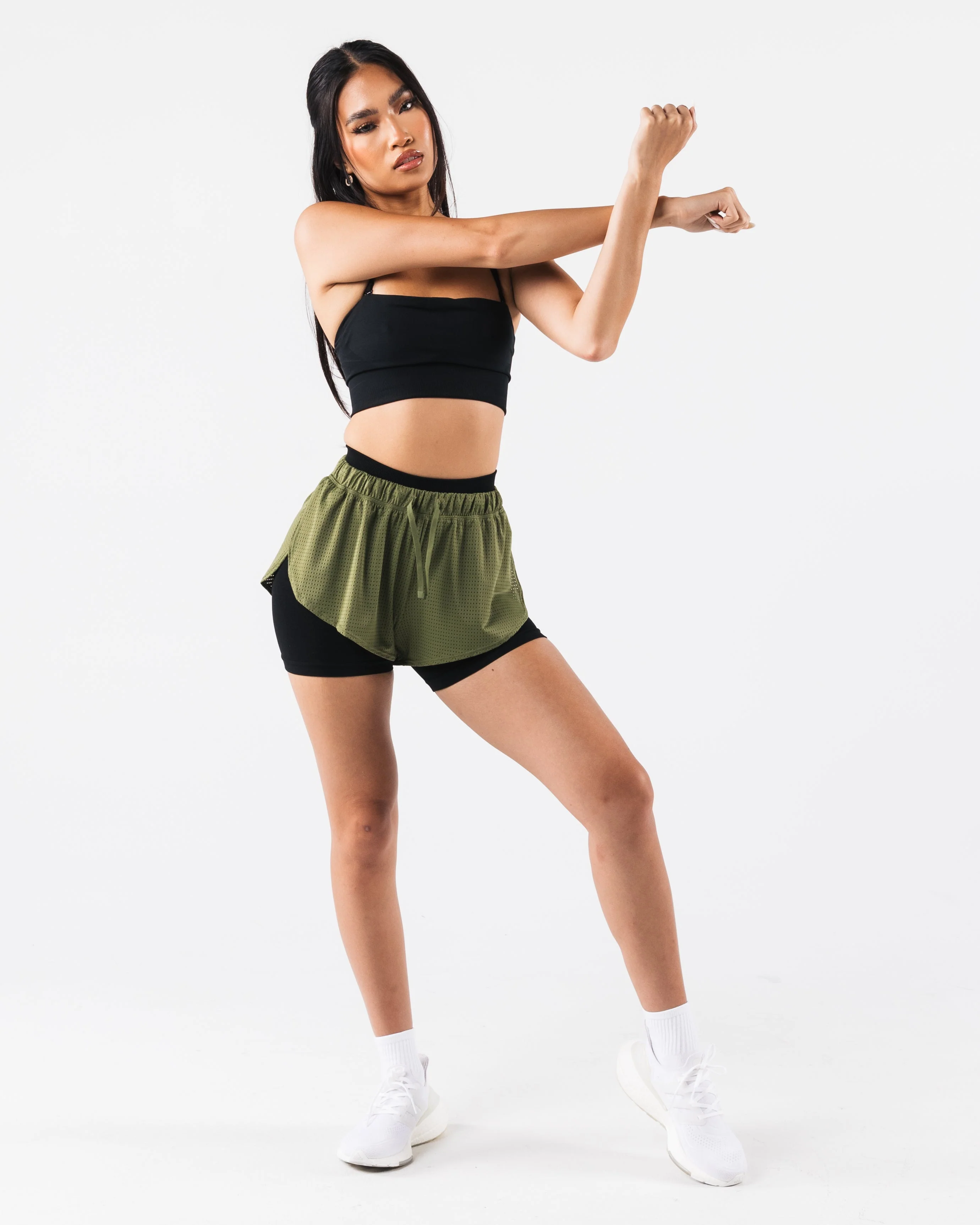 Margo Mesh Short - Agave - Image 3