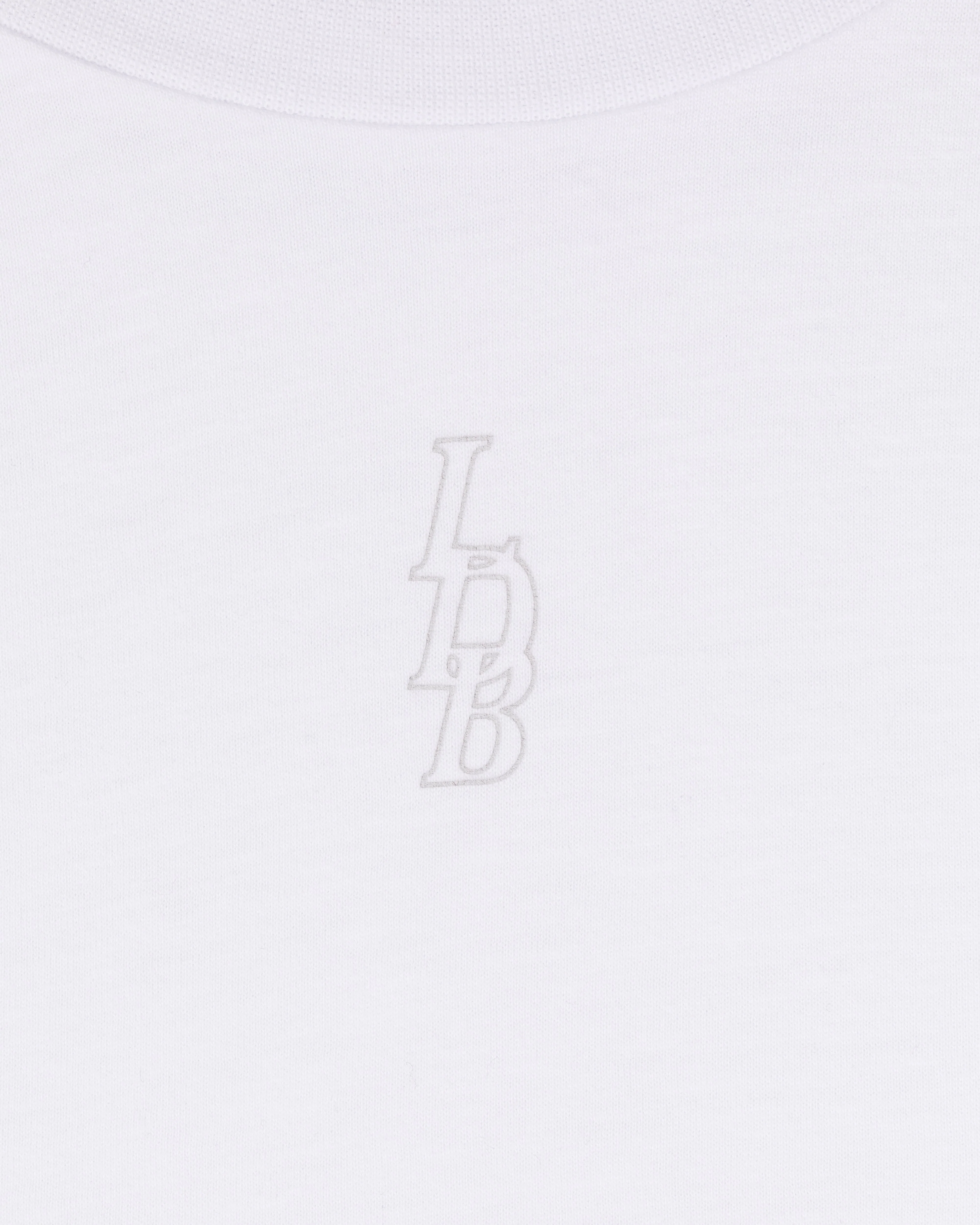LDB Oversized Crop Tee - Optic White - Image 6