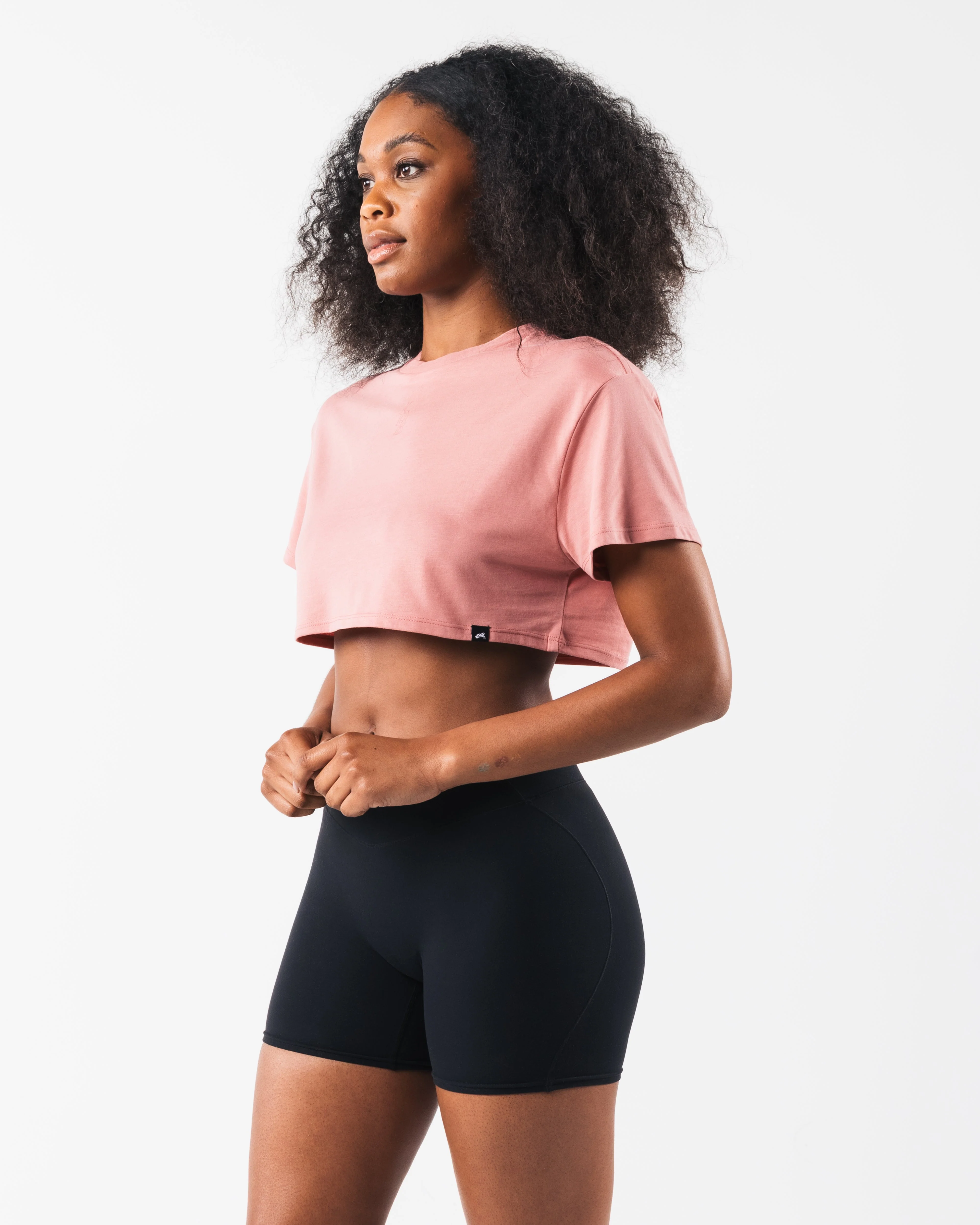 LDB Oversized Crop Tee - Primrose - Image 3