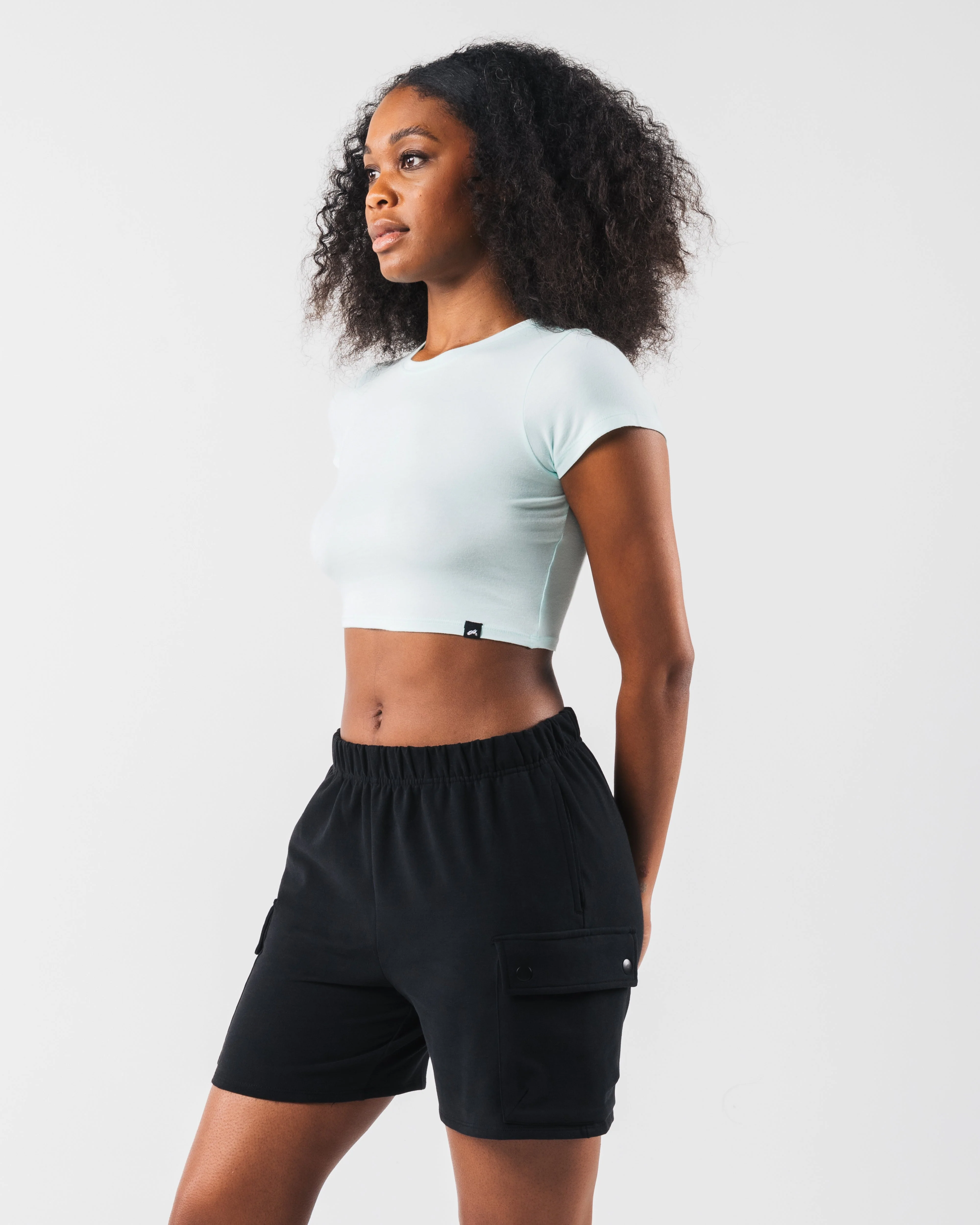 LDB Crop Tee - Sky - Image 3