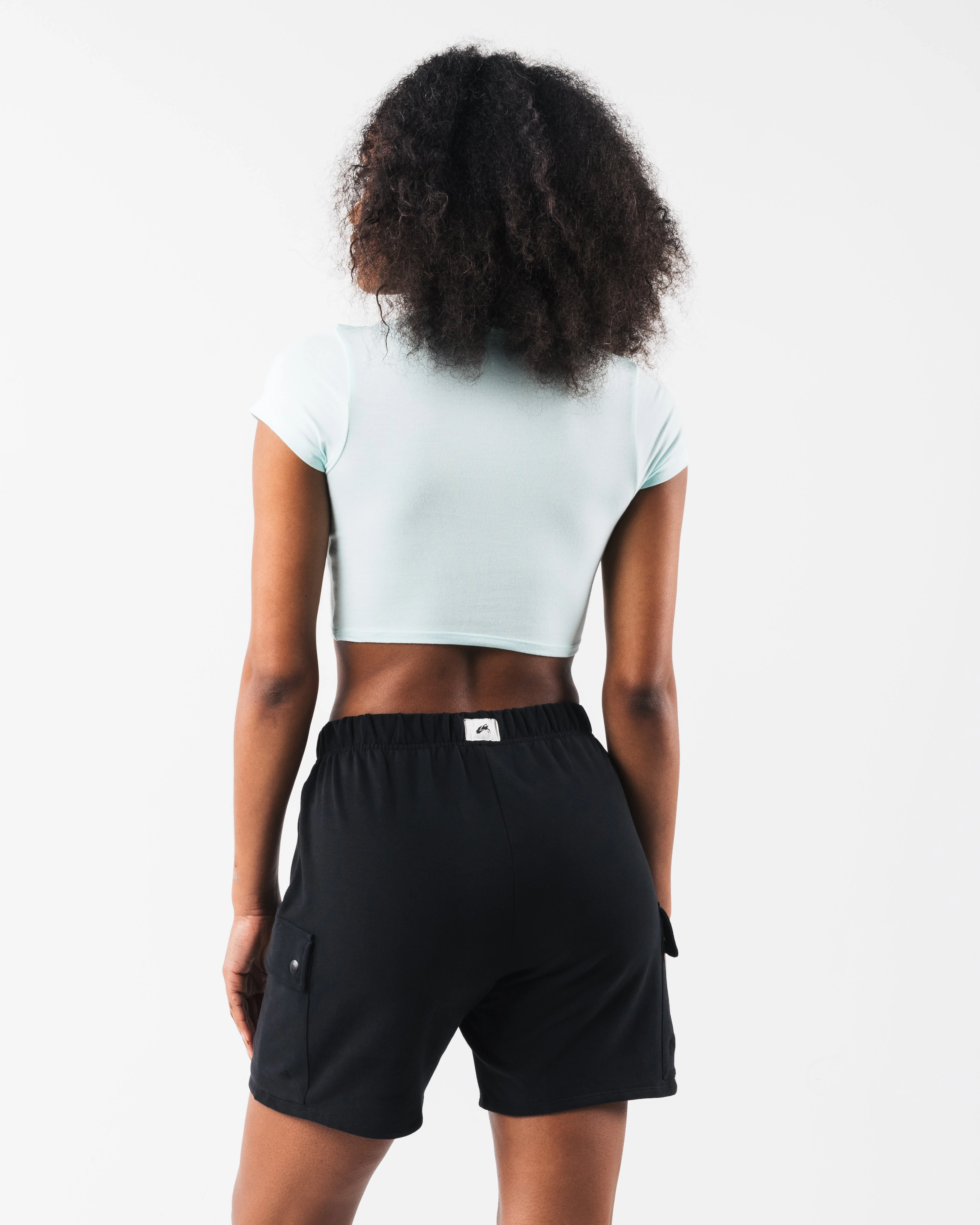 LDB Crop Tee - Sky - Image 4