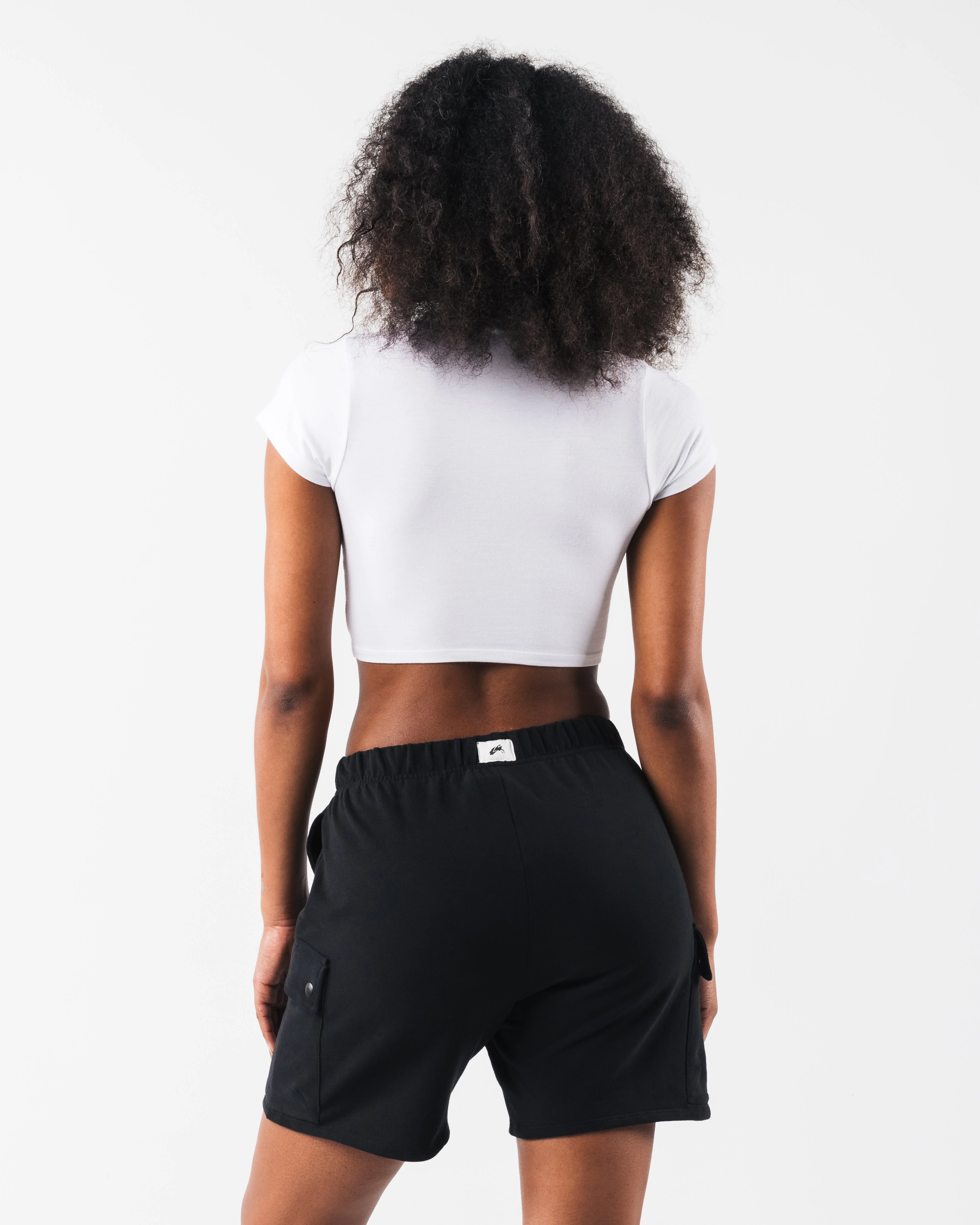 LDB Crop Tee - White - Image 4