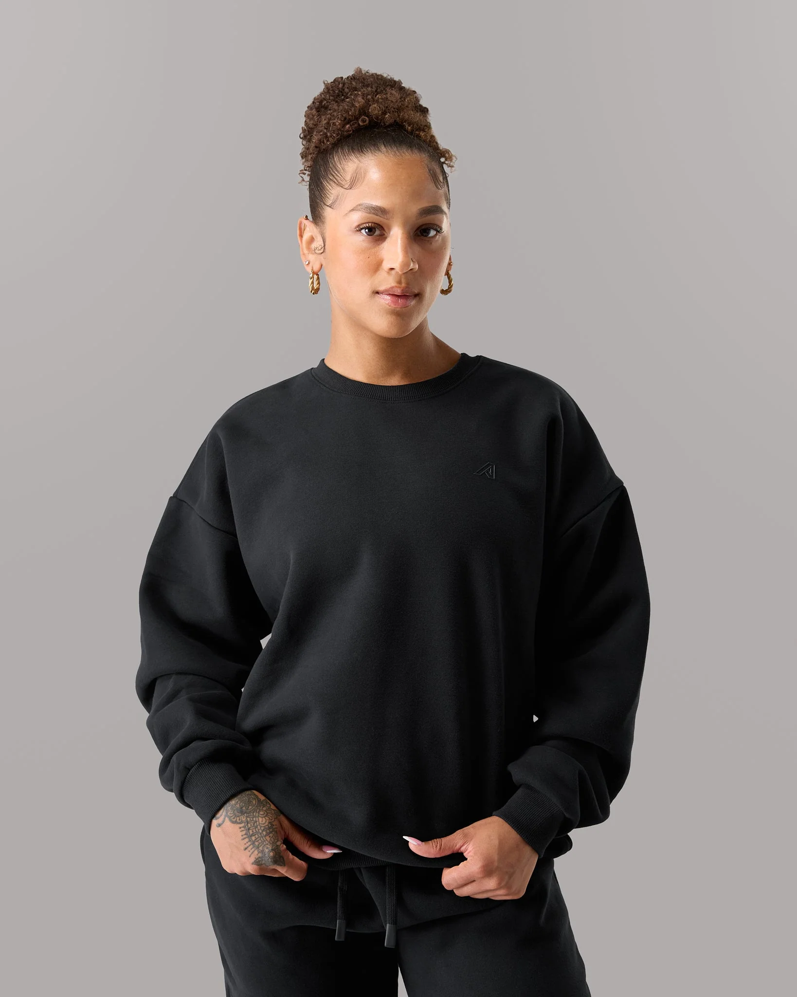 Staple Crewneck - Black - Image 6