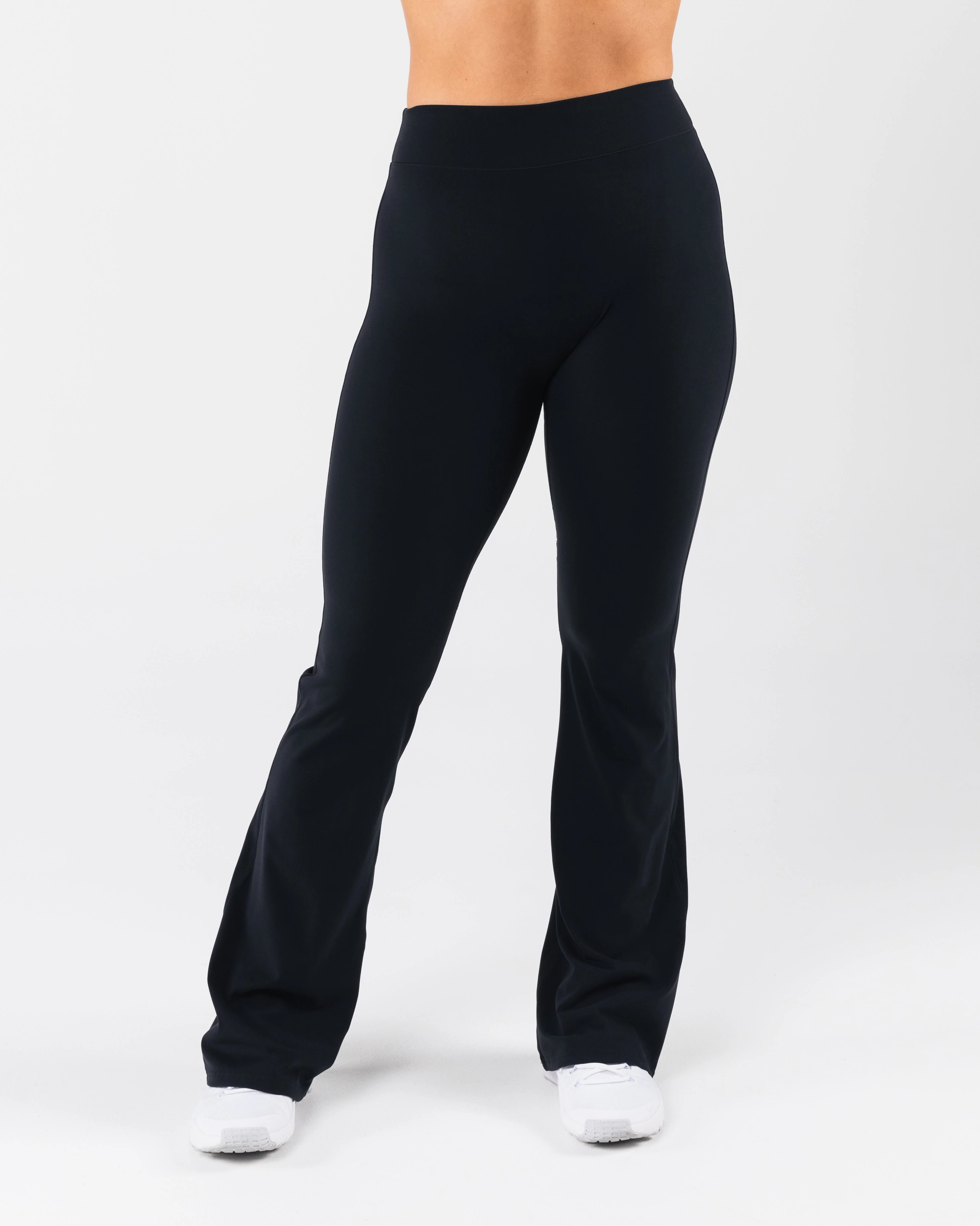 Everyday Core High Rise Flared Pant - Black - Image 3