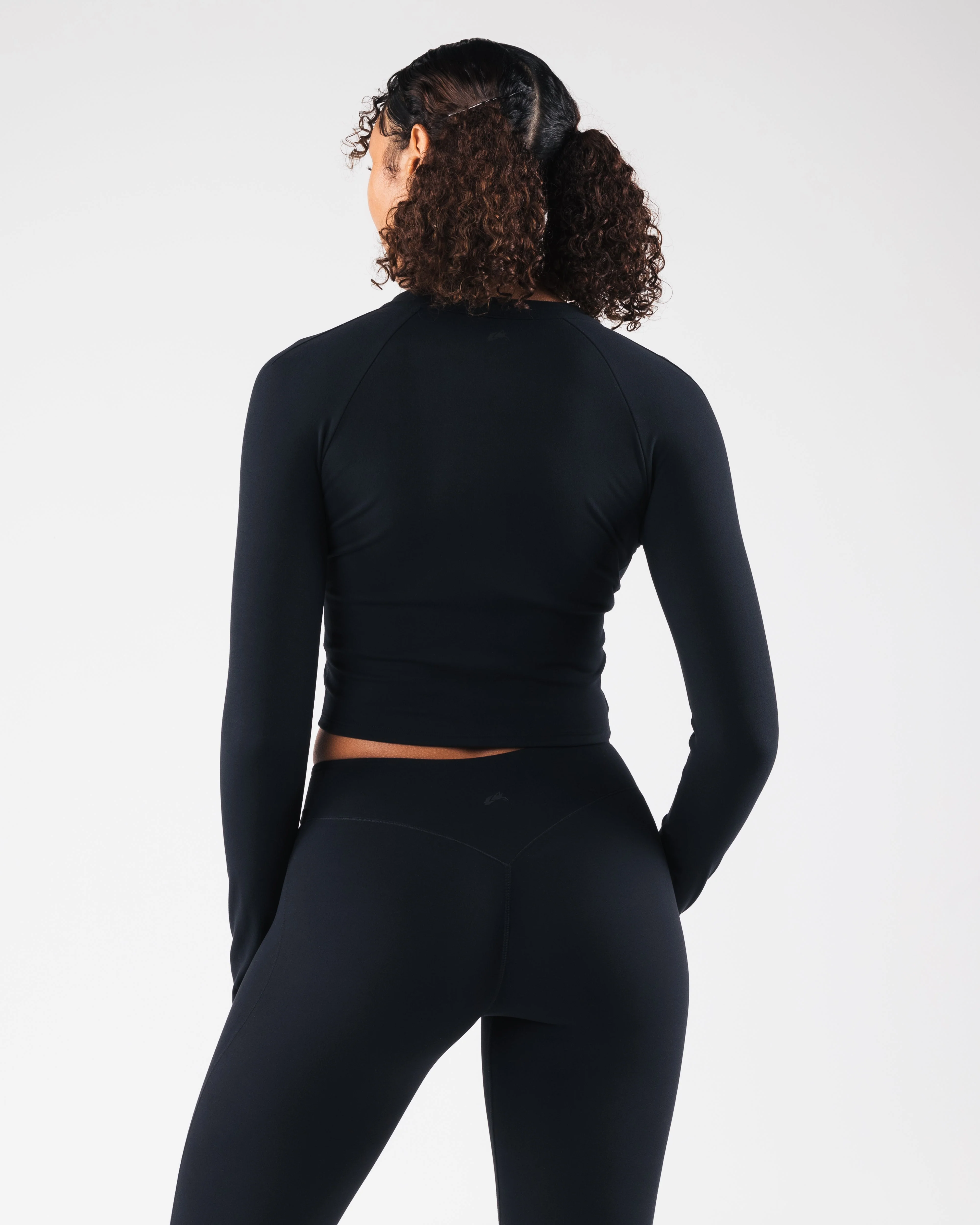 KDM LS Zip Bra - Black - Image 4