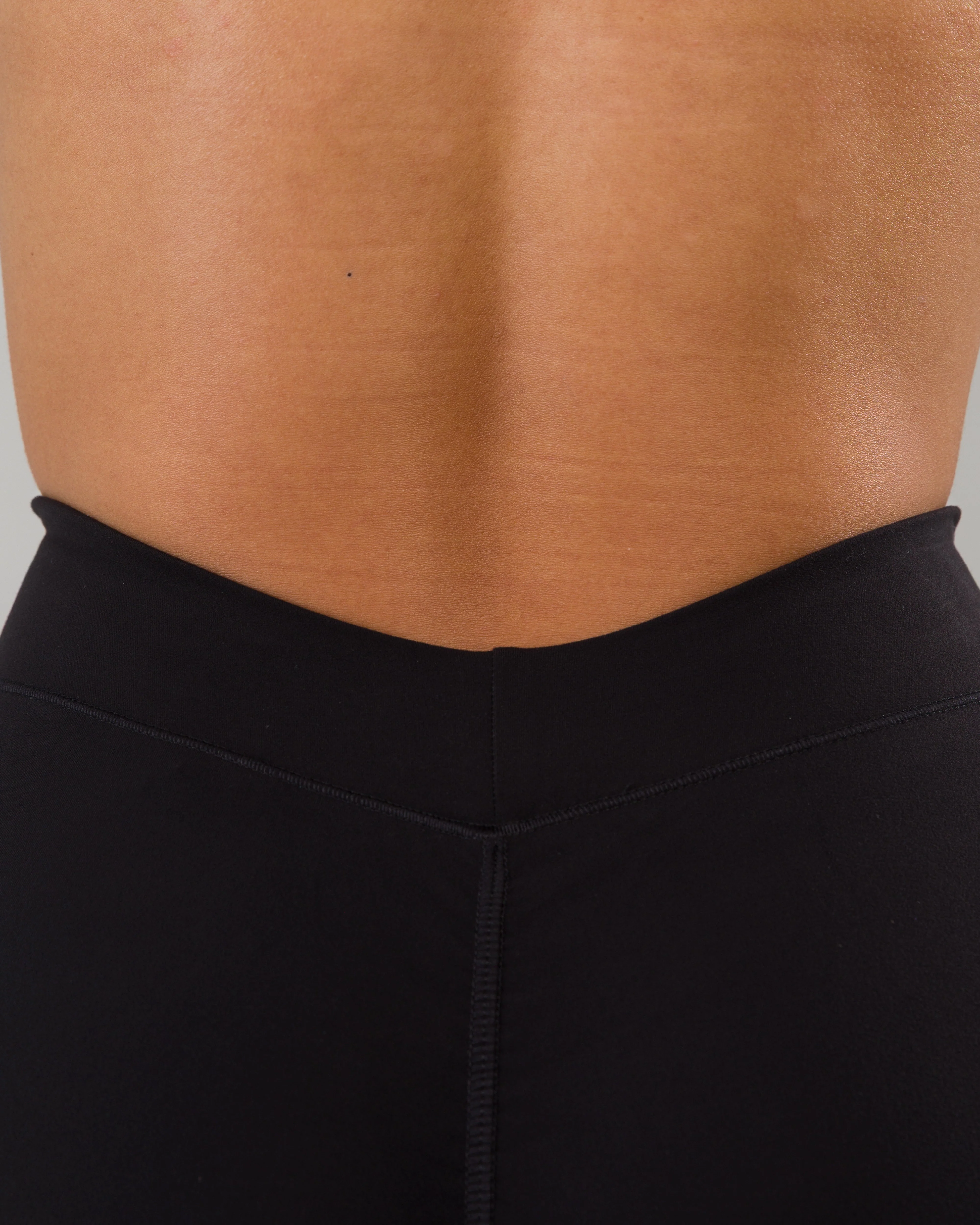 Dip Back Mid Rise Legging - Black - Image 6