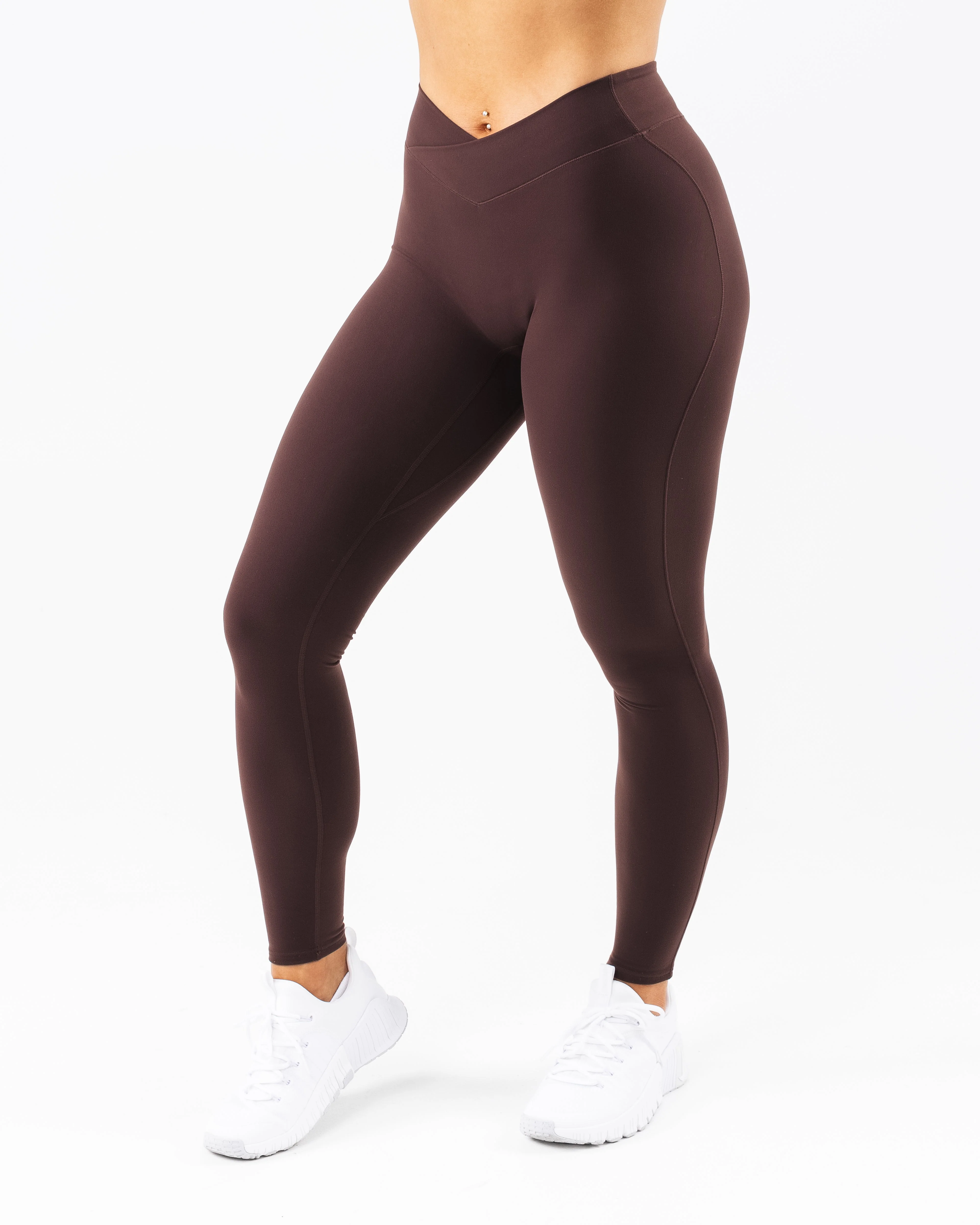 Wrap Mid Rise Legging - Cashmere - Image 3